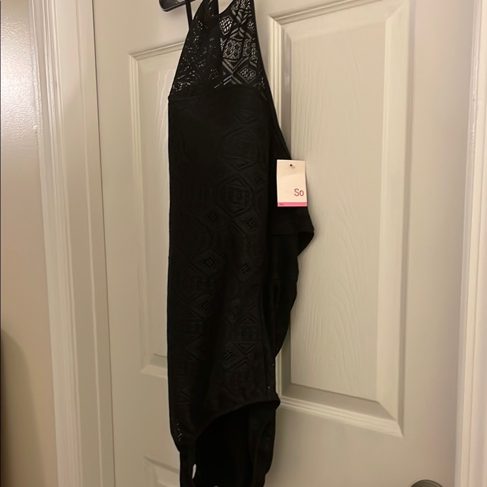 SO Black Women Swim One Piece